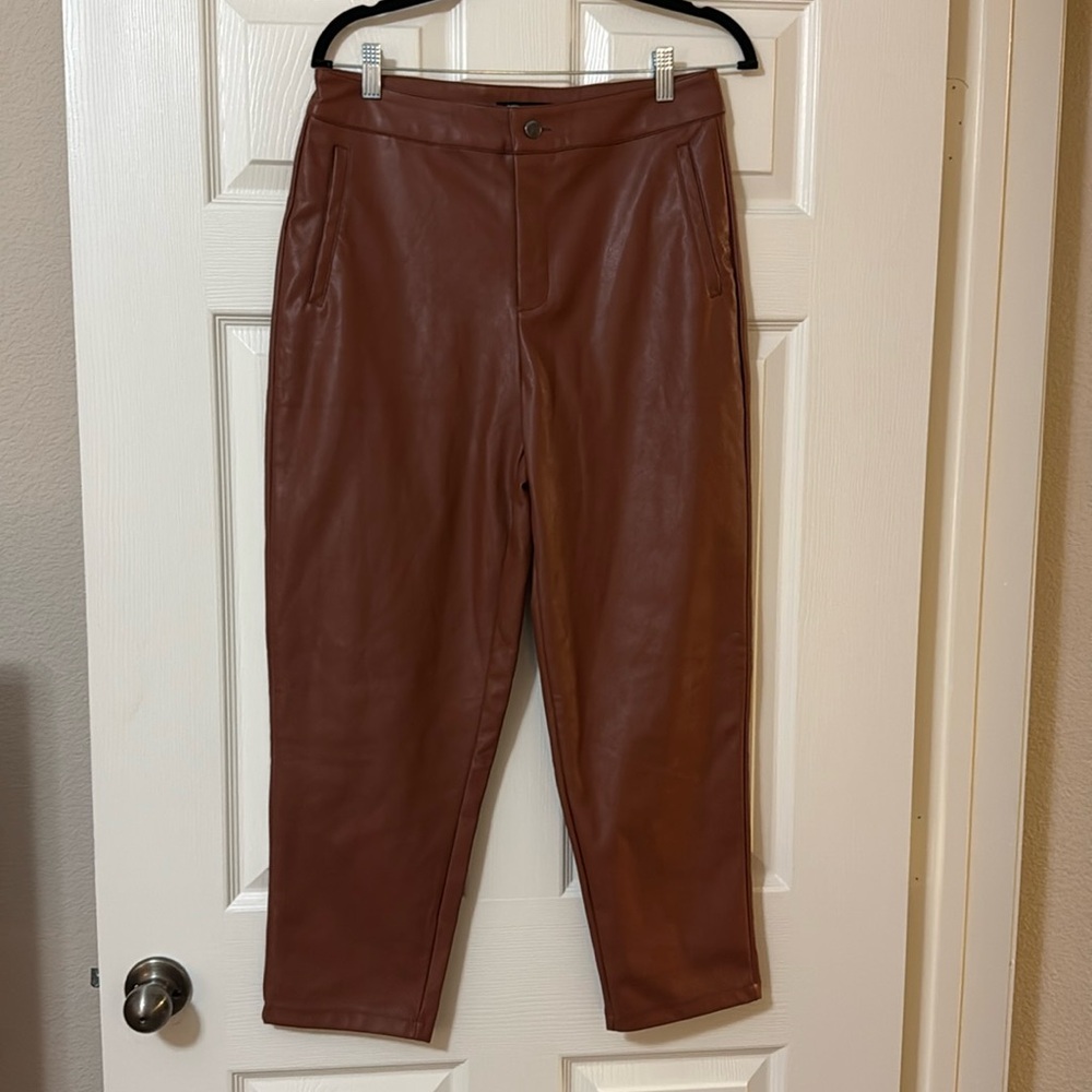 Faux Leather Pants